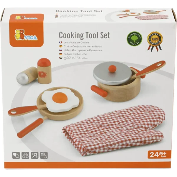 VIGA grytset i trä - Produktbild - Bild 6