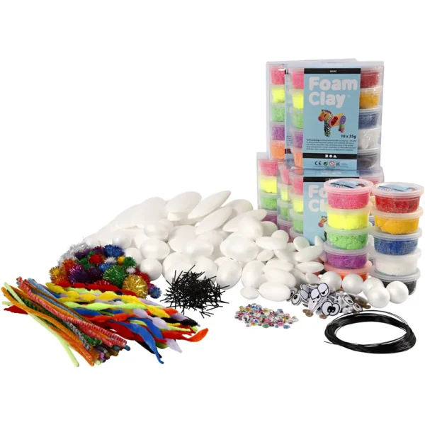 Klassuppsättning till figurer med Foam Clay® - Produktbild - Bild 1