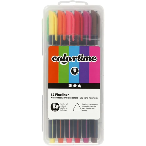 Colortime Fineliner-tuschpennor - Produktbild - Bild 2