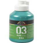 Skolfärg Akryl, Metallic