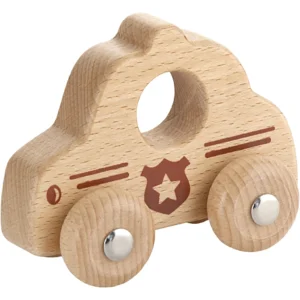 VIGA Liten Polisbil i trä - Produktbild - Överblick