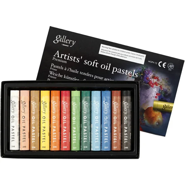 Gallery Oljepastellkritor Premium - Produktbild - Överblick