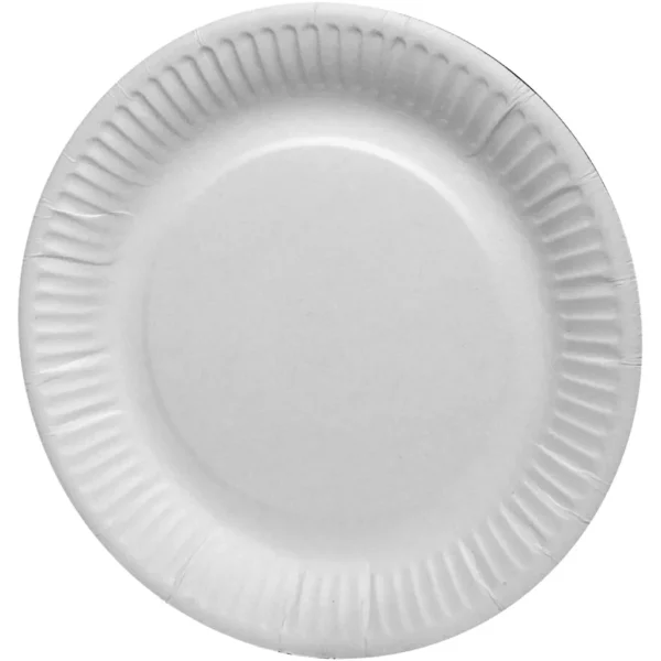 Vita papptallrikar - Produktbild - Bild 1