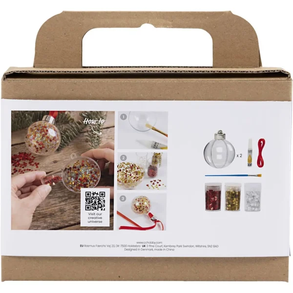 Mini DIY Kit Julgranskulor - Produktbild - Bild 1