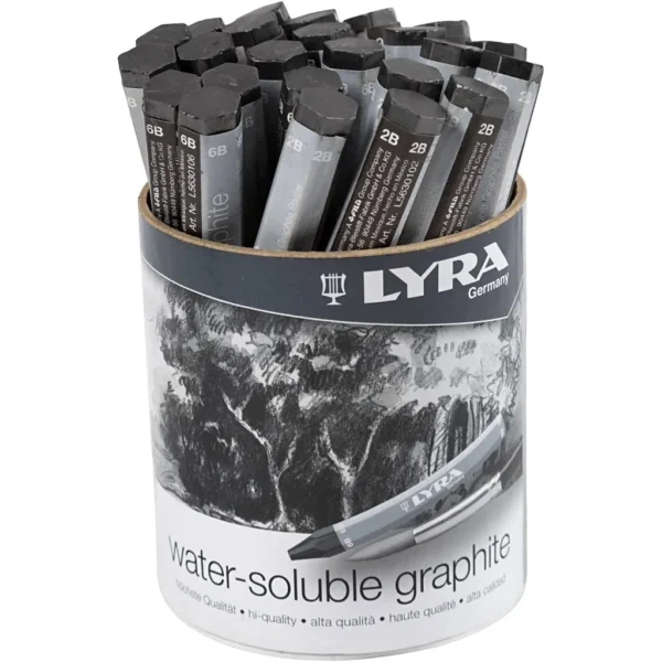 Lyra akvarellstift, grafit - Produktbild - Överblick