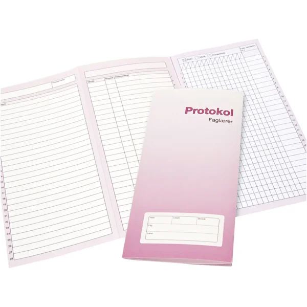 Mötesprotokoll för ämneslärare. Protokoll med 28 namn - Produktbild - Överblick