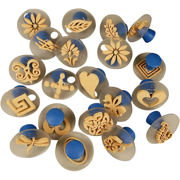 Skumstämplar med handtag - Produktbild - Bild 1