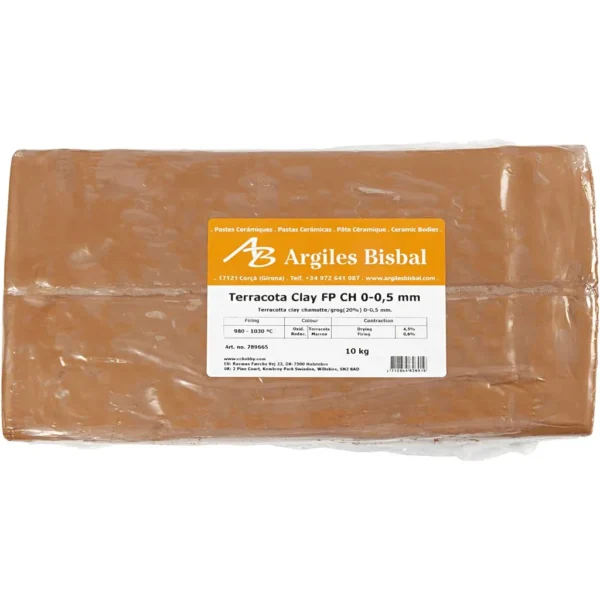 Rödlera med chamotte - Produktbild - Bild 1