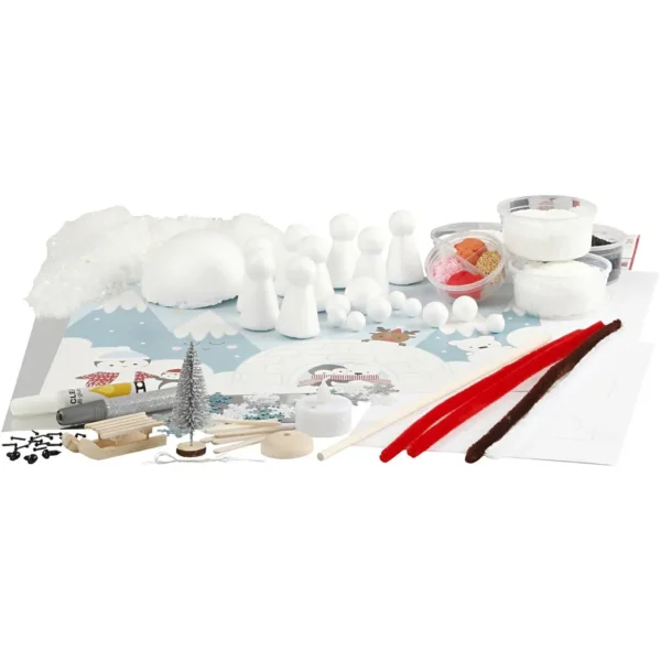 Materialset till Polarlandskap - Produktbild - Bild 1