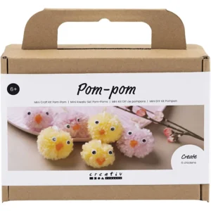 Mini DIY Kit Pompom - Produktbild - Överblick