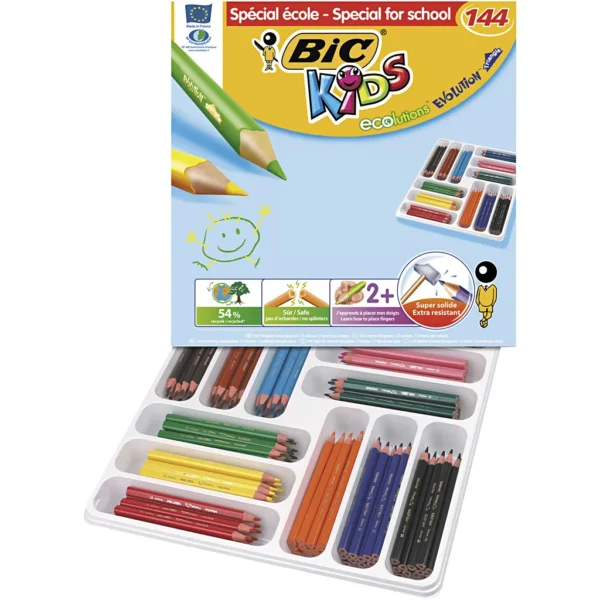 BIC Eco evolution färgblyertspennor - Produktbild - Överblick