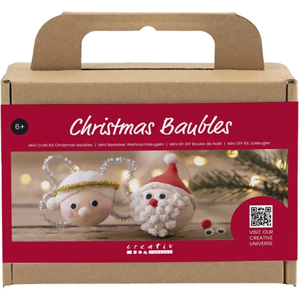 Mini DIY Kit Julgranskulor - Produktbild - Överblick