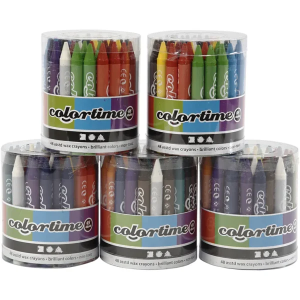 Colortime Färgkritor - Produktbild - Överblick