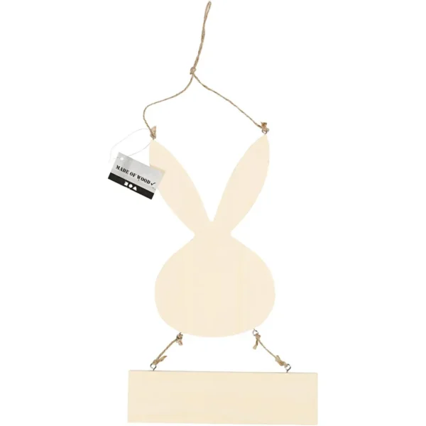 Hare med skylt - Produktbild - Bild 1