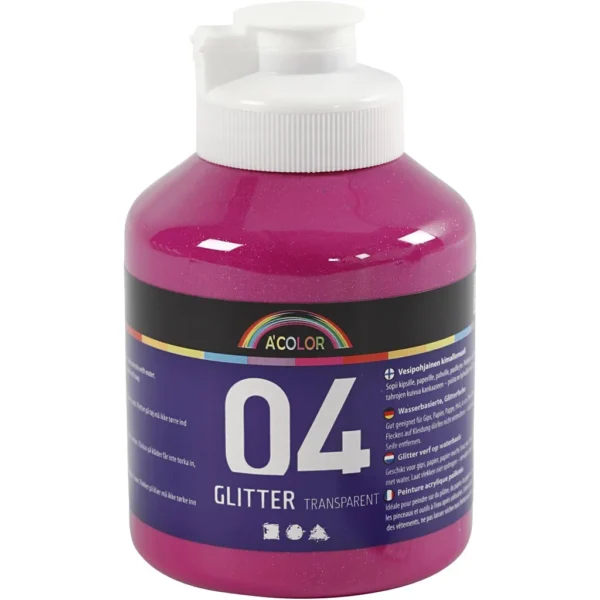 Akrylfärg för Barn Glitter - Produktbild - Överblick