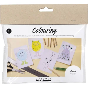 Mini DIY Kit Färgläggning - Produktbild - Överblick