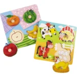 VIGA träpussel med knopp