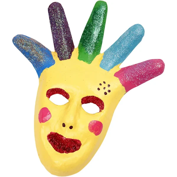 Masker av papier-maché - Produktbild - Bild 1