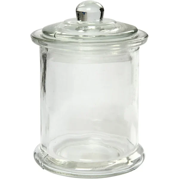 Glasburk med lock - Produktbild - Överblick