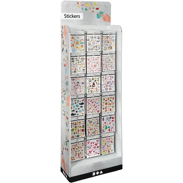 Golvdisplay med stickers - Produktbild - Bild 1