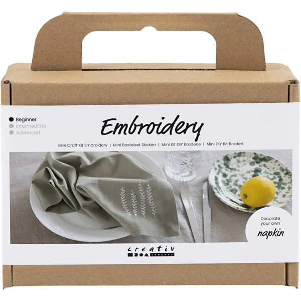 Mini DIY Kit Broderi - Produktbild - Överblick