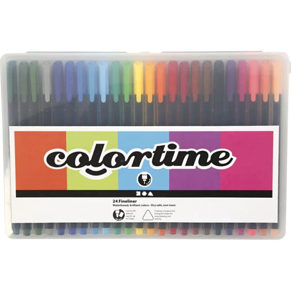Colortime Fineliner-tuschpennor - Produktbild - Bild 2