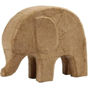 Elefant av papier-maché - Produktbild - Överblick