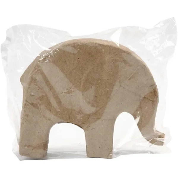 Elefant av papier-maché - Produktbild - Bild 1