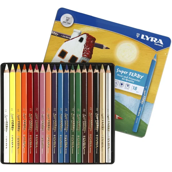 Lyra Super Ferby 1 färgpennor - Produktbild - Överblick