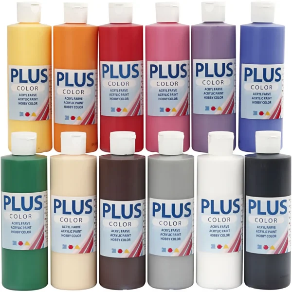 Plus Color Hobbyfärg - Produktbild - Överblick