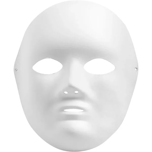 Helmask av papp - Produktbild - Överblick