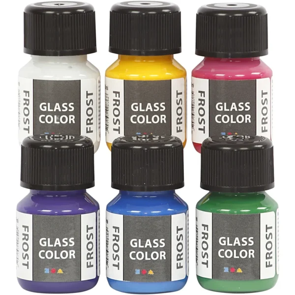 Glasfärg frost - Produktbild - Överblick
