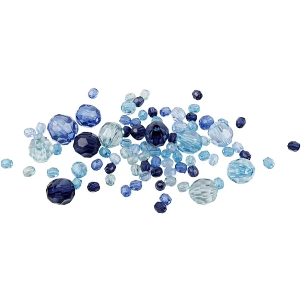 Harmoni Facetterade Plastpärlor, Mixade - Produktbild - Bild 1