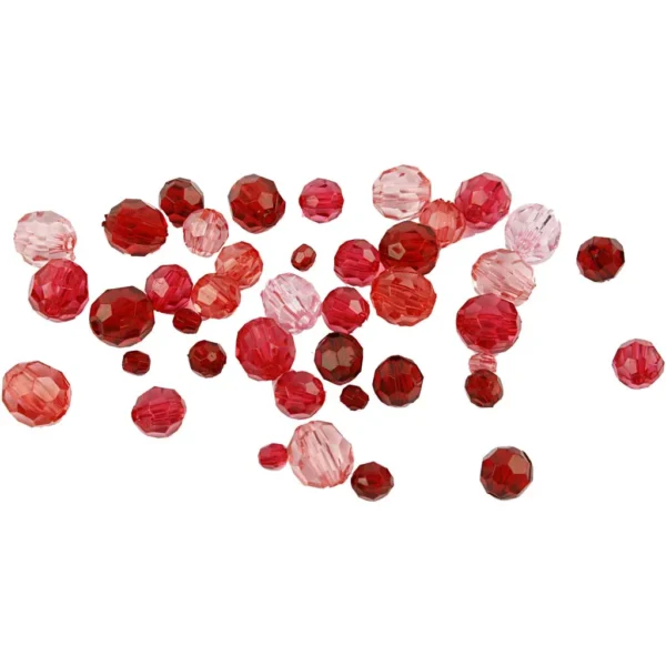 Harmoni Facetterade Plastpärlor, Mixade - Produktbild - Bild 1