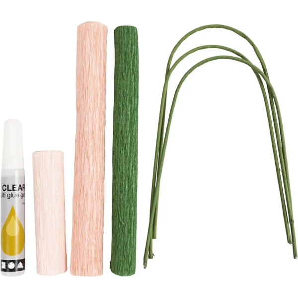 Mini DIY Kit Kräppapper - Produktbild - Bild 1