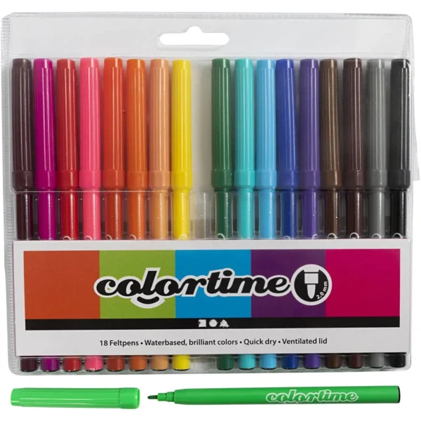 Colortime-pennor - Produktbild - Överblick
