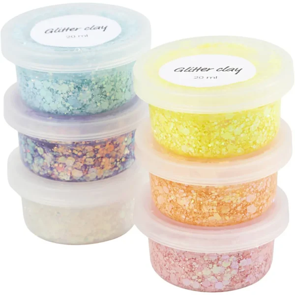 Glitter clay - Produktbild - Överblick