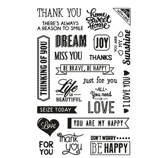 Clear Stamps - Produktbild - Överblick