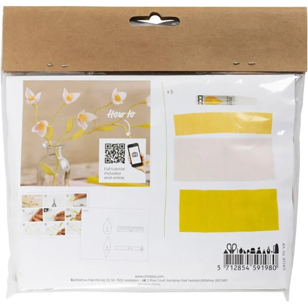 Mini DIY Kit Kräppapper - Produktbild - Bild 3